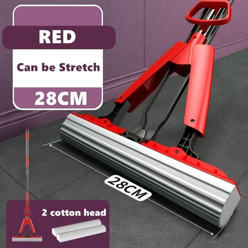 Foldable Floor Mop - Easy Clean Handle for Effortless Cleaning