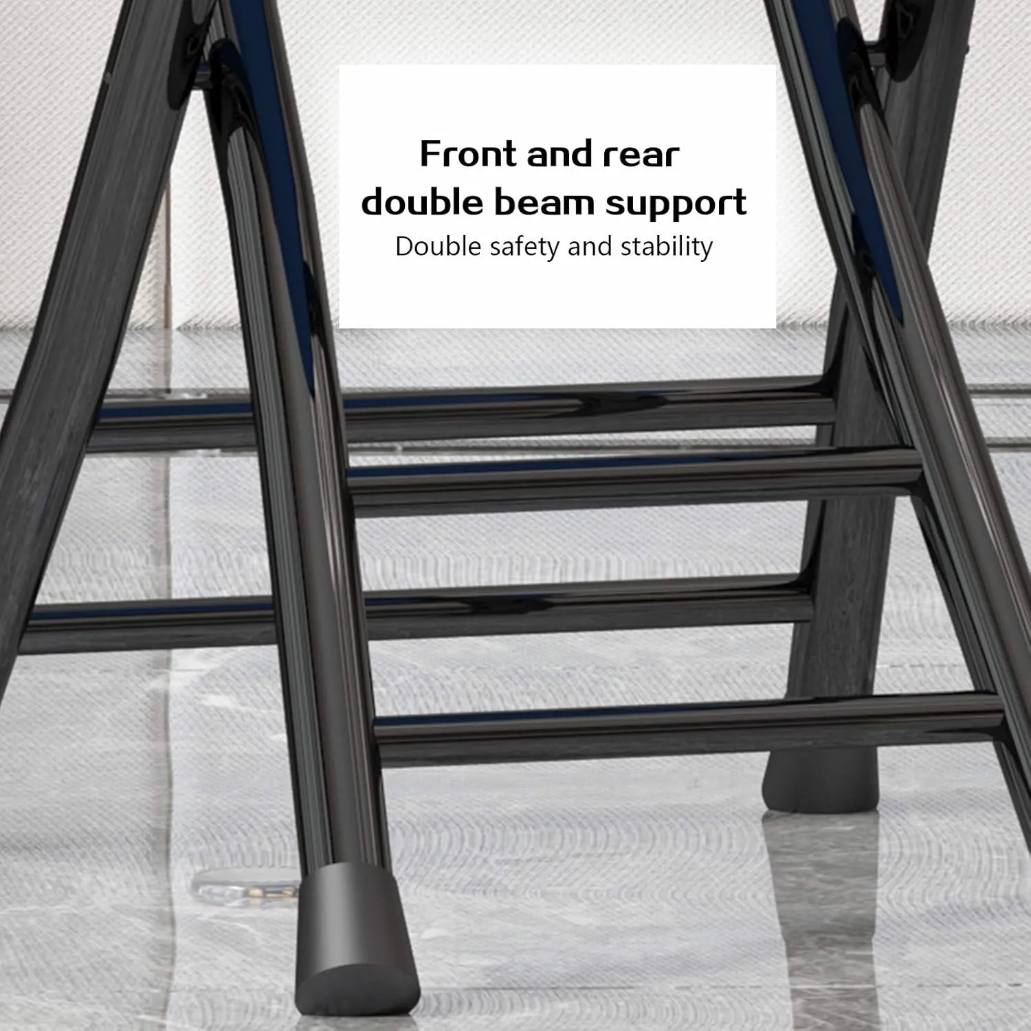 Folding Chair Backrest Stool Household Small Bench Dining Chair High Stool Portable Stool Office Computer Chair Space Saving