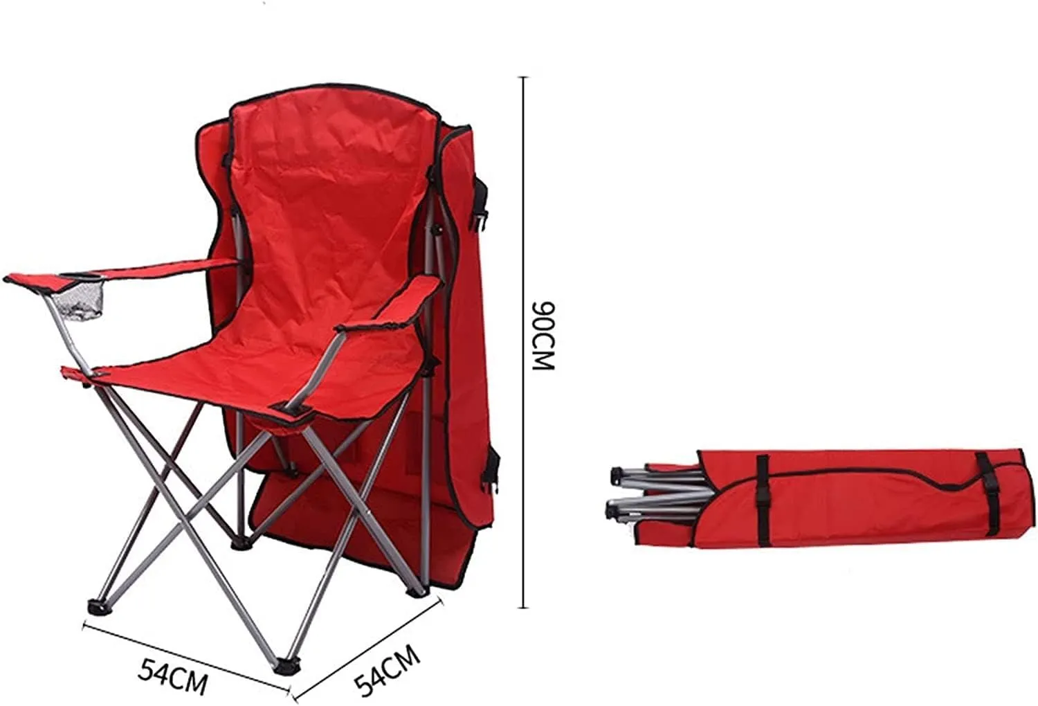 Folding Lawn Chair Camping Chair with Shade Canopy Chair, Folding Recliner, Adjustable Outdoor Beach Lightweight Sunshade Folding Chairs Folding Chair(A)