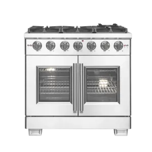 Forno Capriasca 36″ Freestanding French Door Gas Range