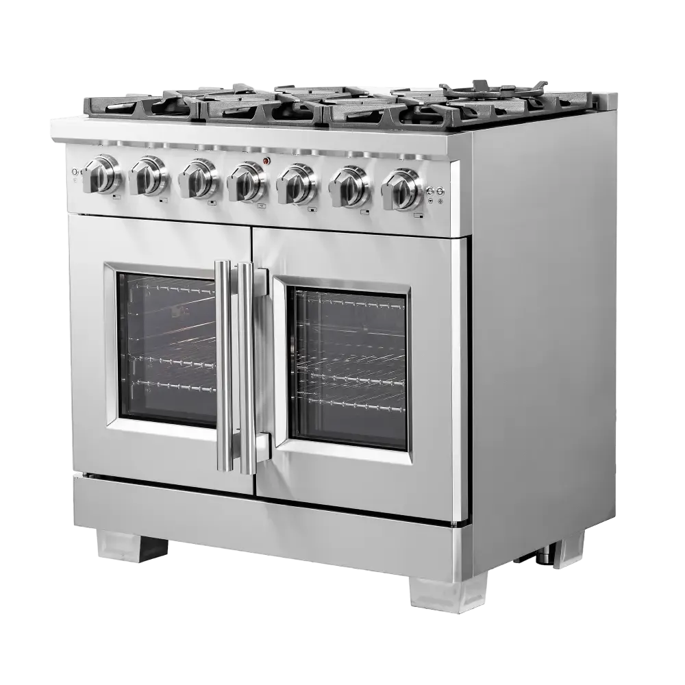 Forno Capriasca 36″ Freestanding French Door Gas Range