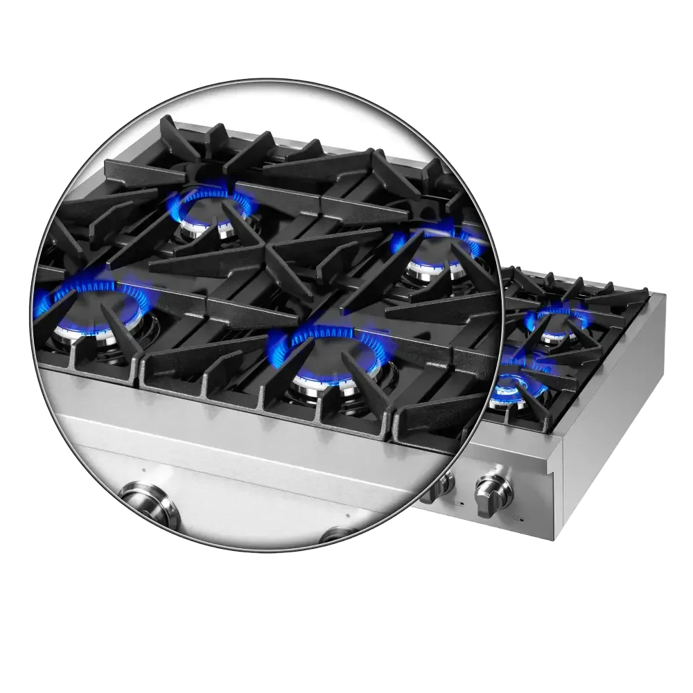 Forno Cossato Alta Qualita 36″ Gas Range Top