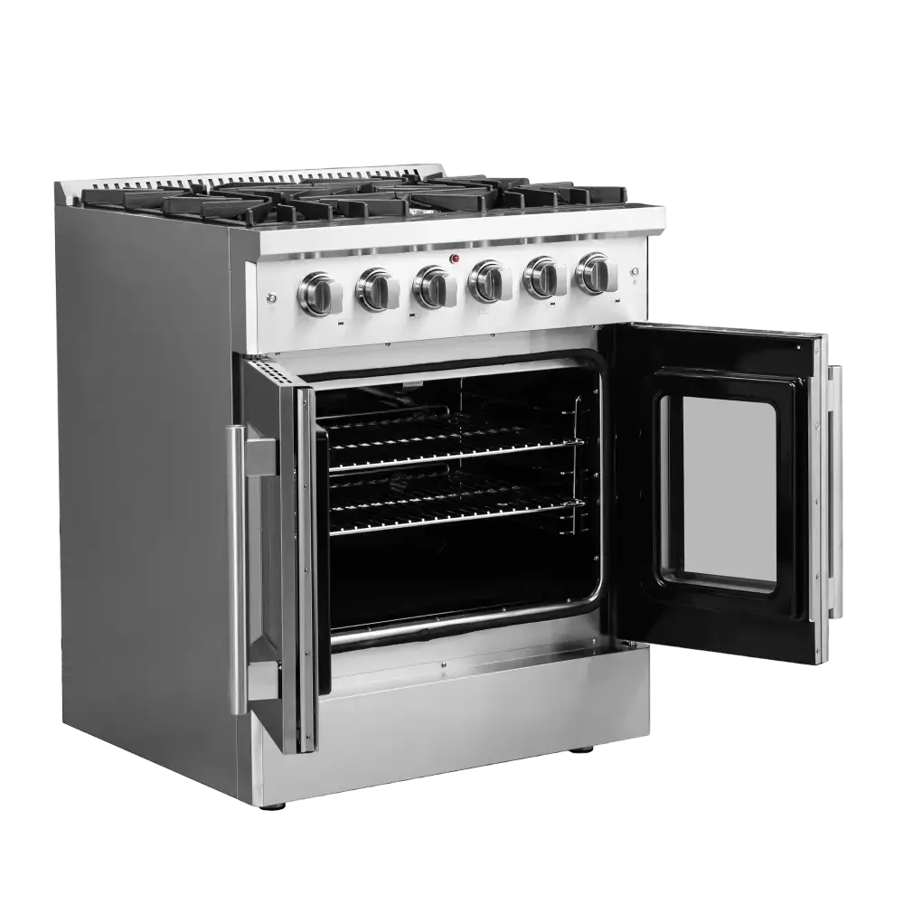 Forno Galiano 30 Inch Freestanding French Door Gas Range
