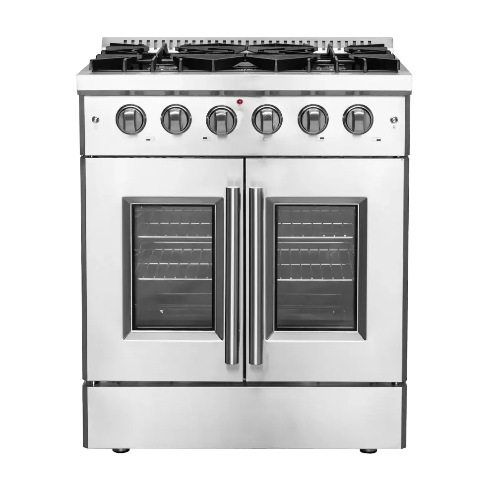 Forno Galiano 30 Inch Freestanding French Door Gas Range