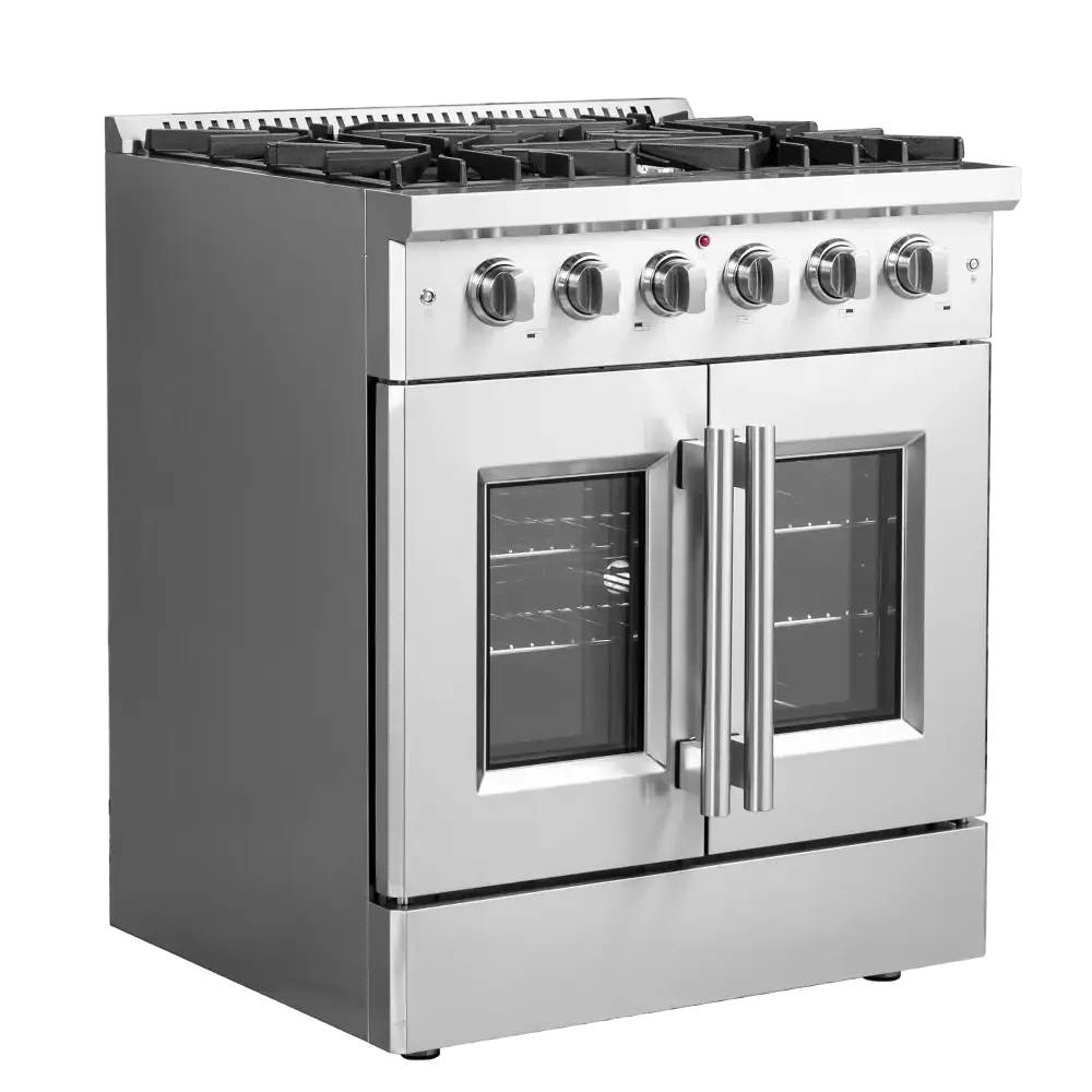 Forno Galiano 30 Inch Freestanding French Door Gas Range