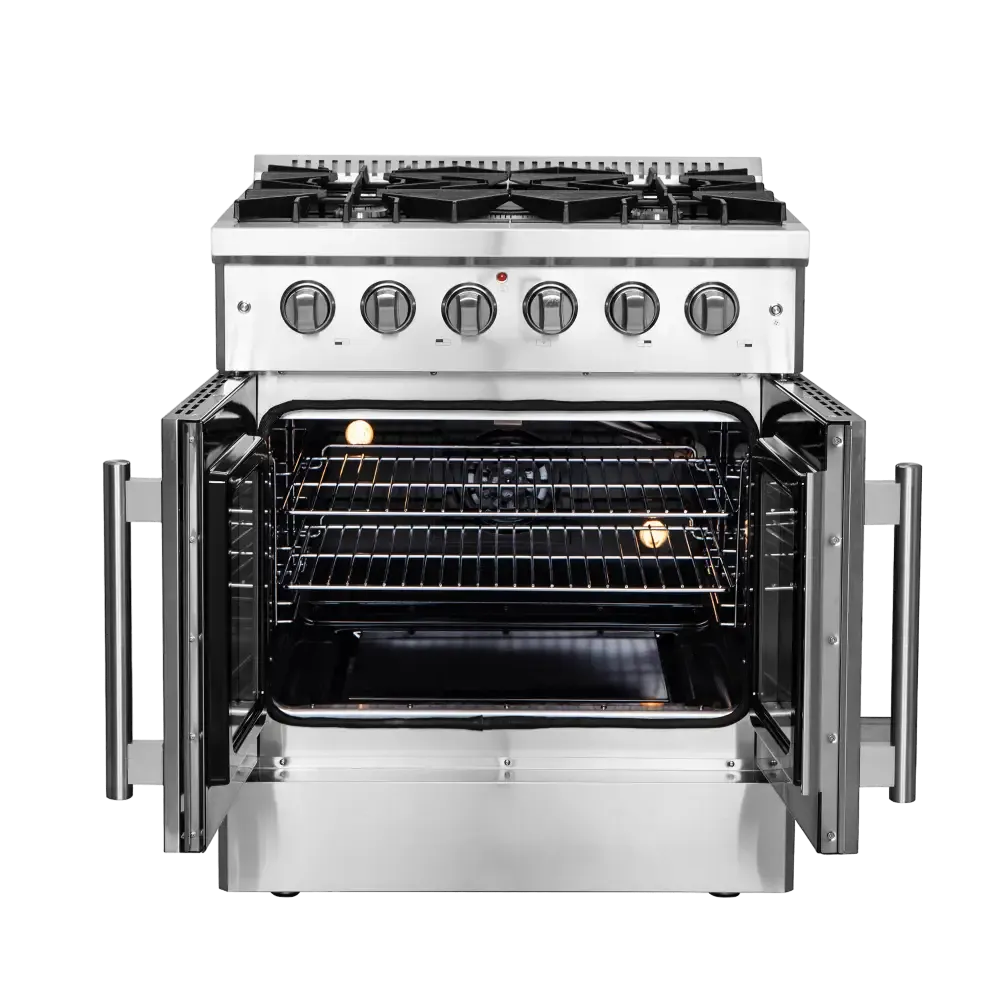 Forno Galiano 30 Inch Freestanding French Door Gas Range