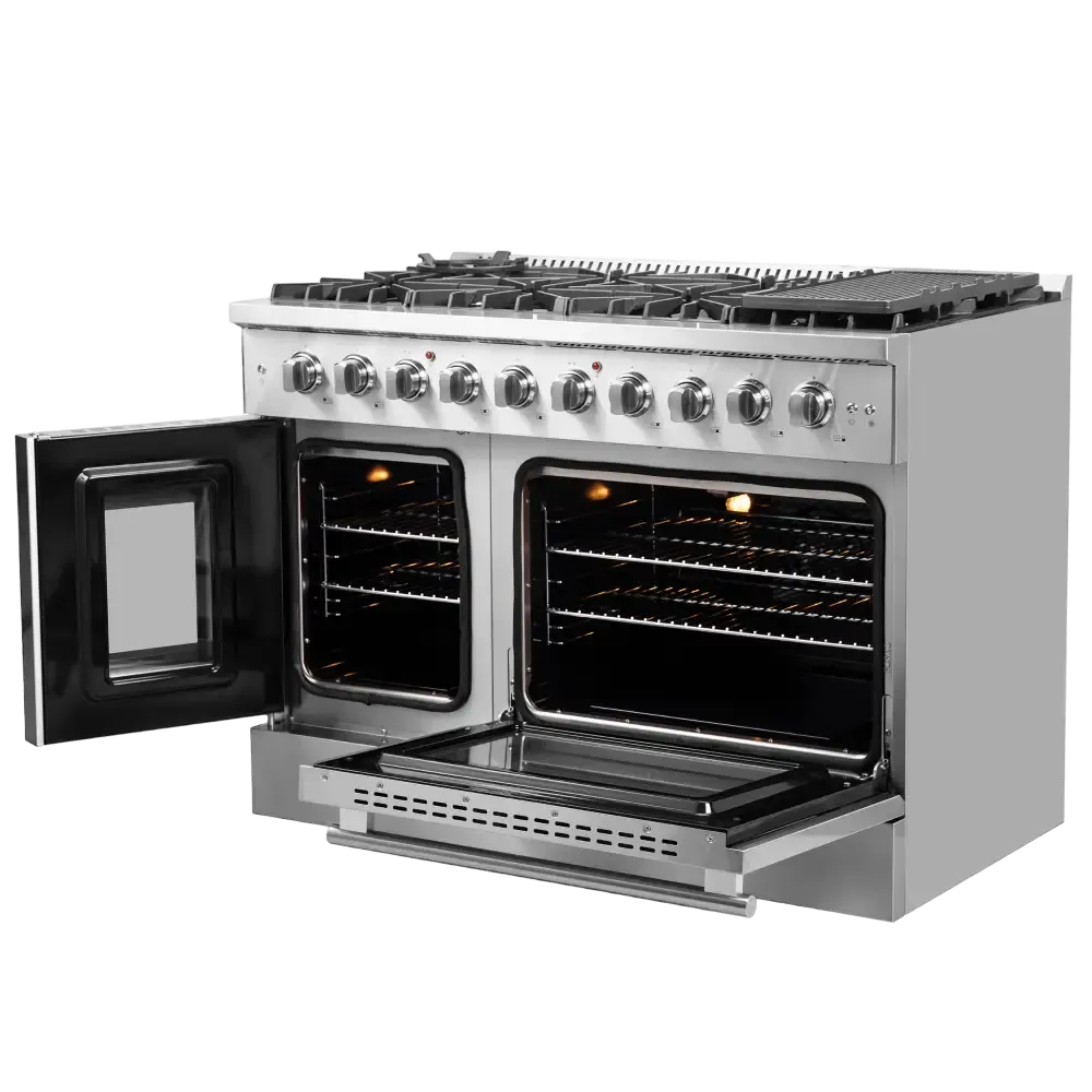 Forno Galiano 48″ Freestanding French Door Gas Range