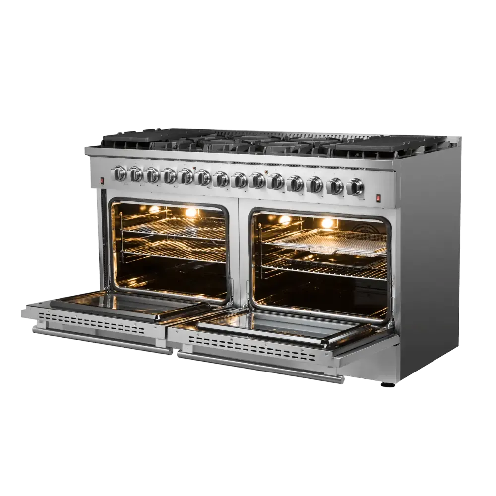 Forno Galiano 60″ Freestanding Dual Fuel Range