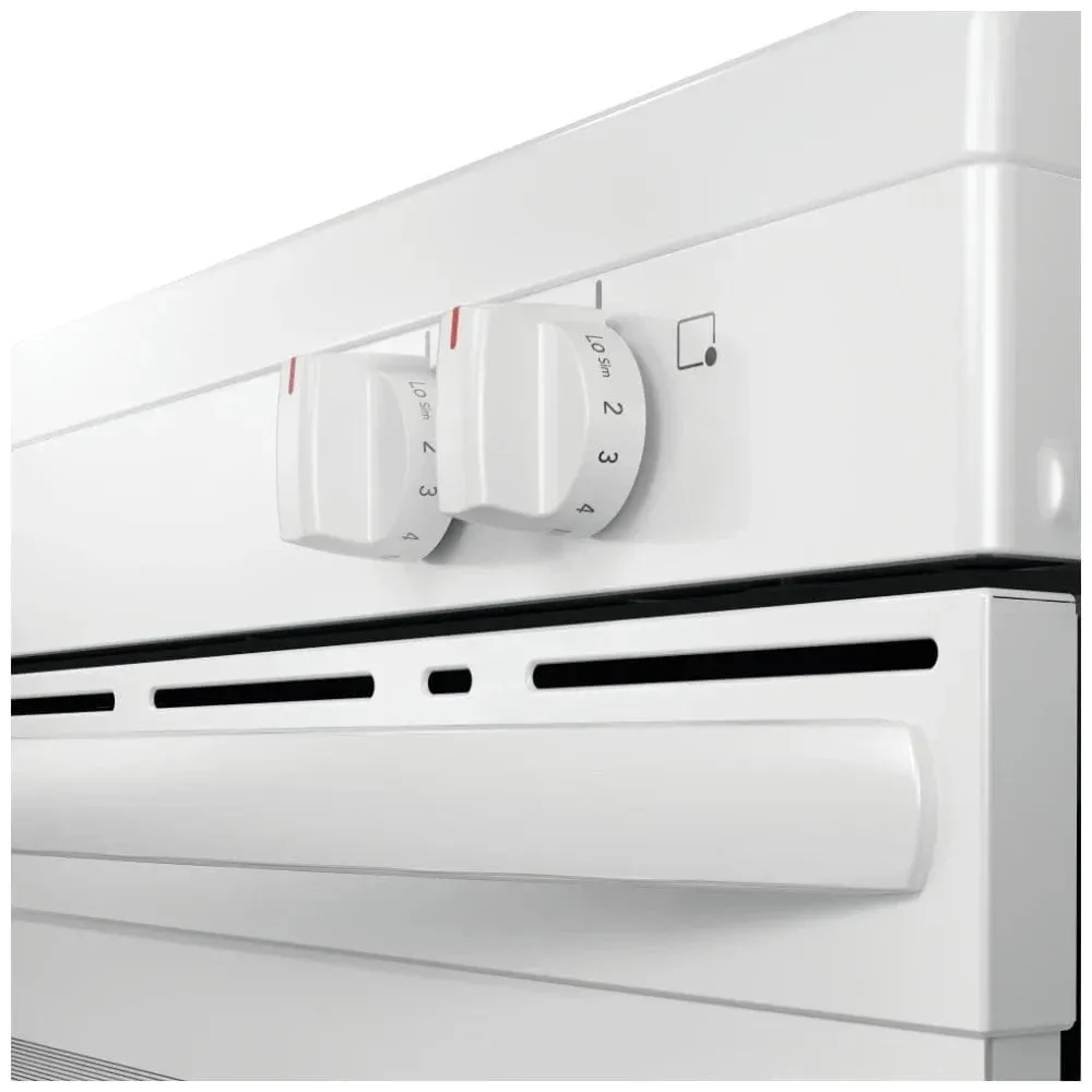 Frigidaire FCRE306CAW Electric Range, 5.3 cu. ft. Capacity, 30 inch Exterior Width, 5 Burners, Storage Drawer, 3200 Highest Burner Element (Watts), White color Steam Clean