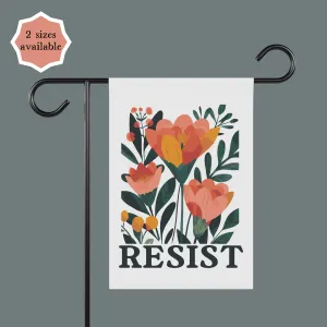 garden antifascist sign, activist flag, banner, merch feminist Clearance faces Resist Anti-Trump funny Anti-trump eating Anti-MAGA yard Leopards International coverage gift,