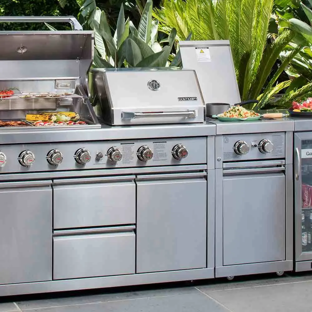 Gasmaster Hero Twin Hood 6 Burner BBQ Kitchen 1