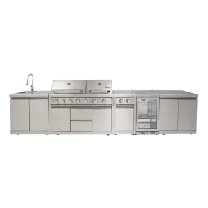 Gasmaster Hero Twin Hood 6 Burner BBQ Kitchen 1