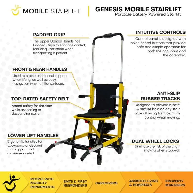 Genesis Mobile Stairlift Chair