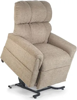 Golden Technologies Comforter PR531-M26 Medium Extra Wide 26 PR-531 Heavy Duty Dual Motor 500 lb. Weight Capacity Power Lift Chair Recliner - Sandstorm Tan Fabric, Standard Ground Curbside