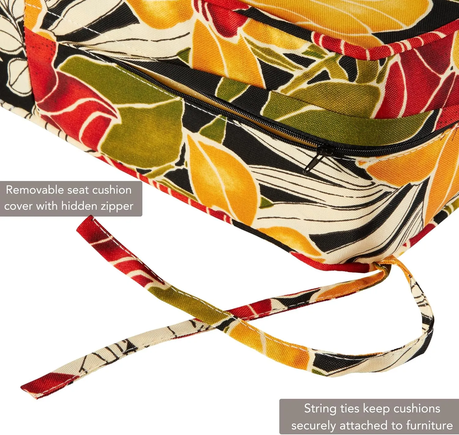 Greendale Home Fashions 2-Piece Outdoor Deep Seat Cushion Set, Aloha