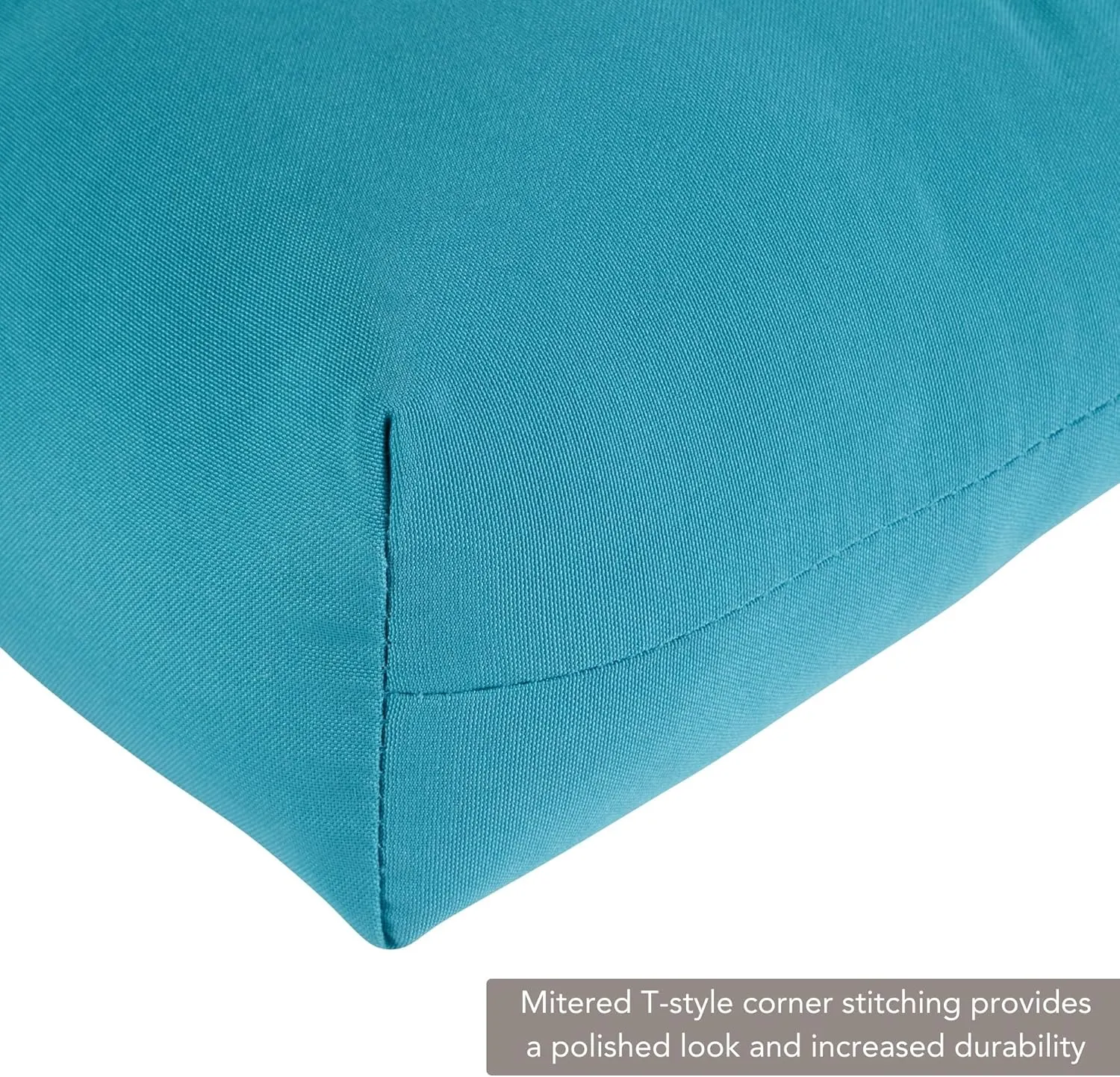 Greendale Home Fashions Outdoor 44 x 22-inch High Back Chair Cushion, Set of 2, Arctic