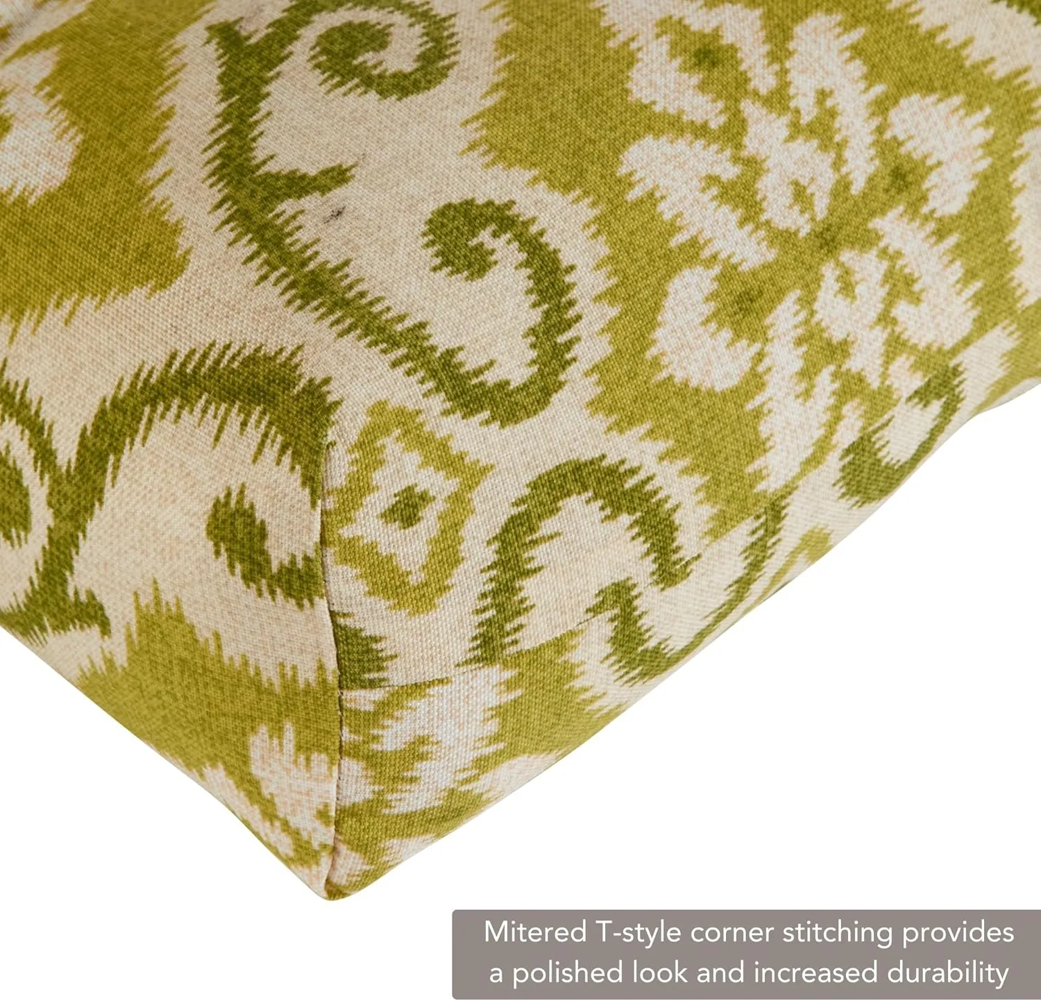 Greendale Home Fashions Outdoor 44 x 22-inch High Back Chair Cushion, Set of 2, Avocado 2 Count