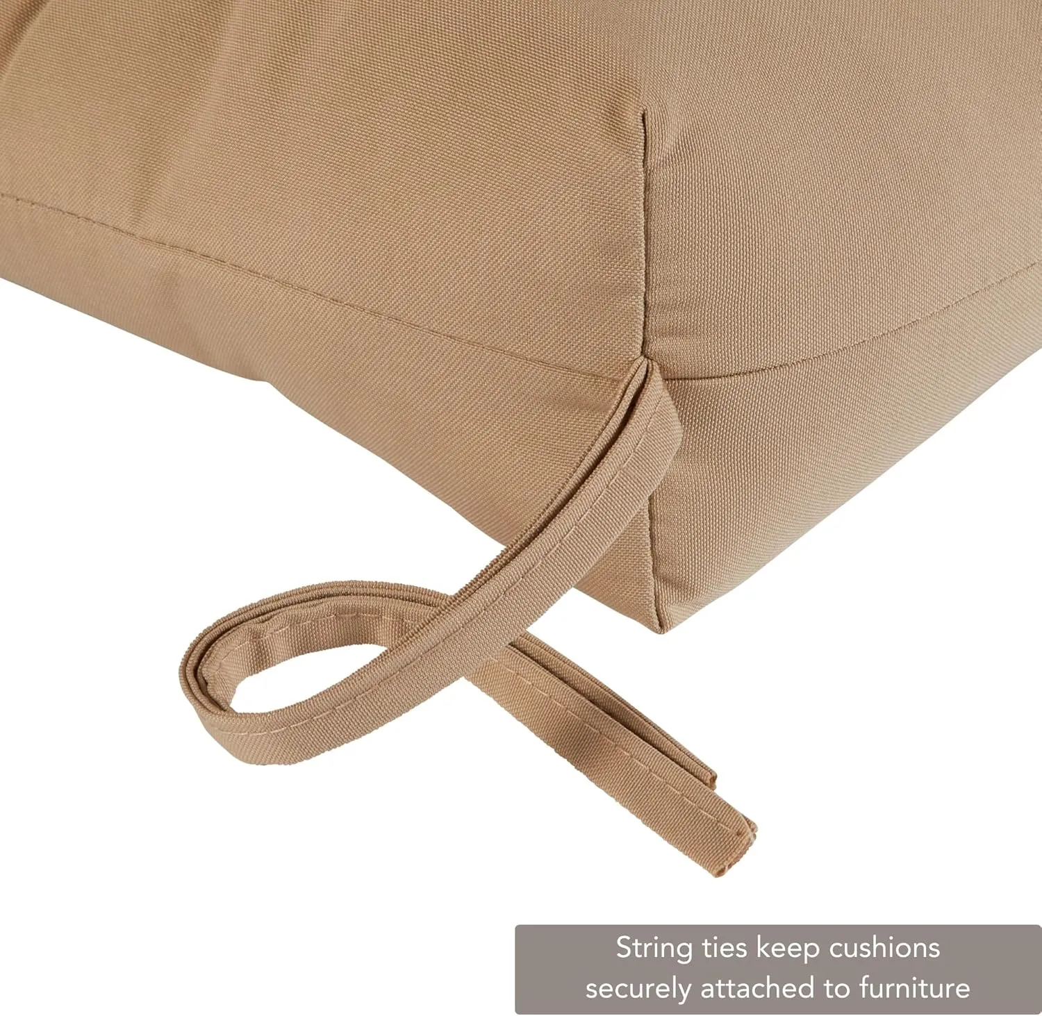 Greendale Home Fashions Outdoor 44 x 22-inch High Back Chair Cushion, Set of 2, Sanddollar 2 Count