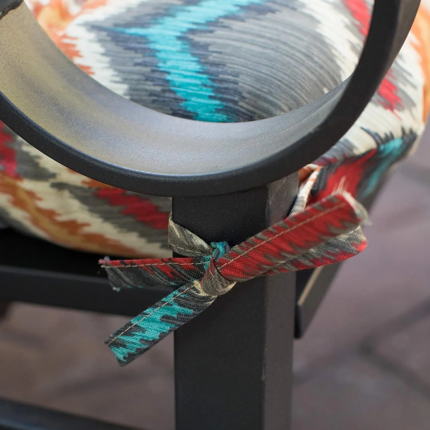 Greendale Home Fashions Outdoor Seat/Back Chair Cushion, 1 Count (Pack of 1), Aztec
