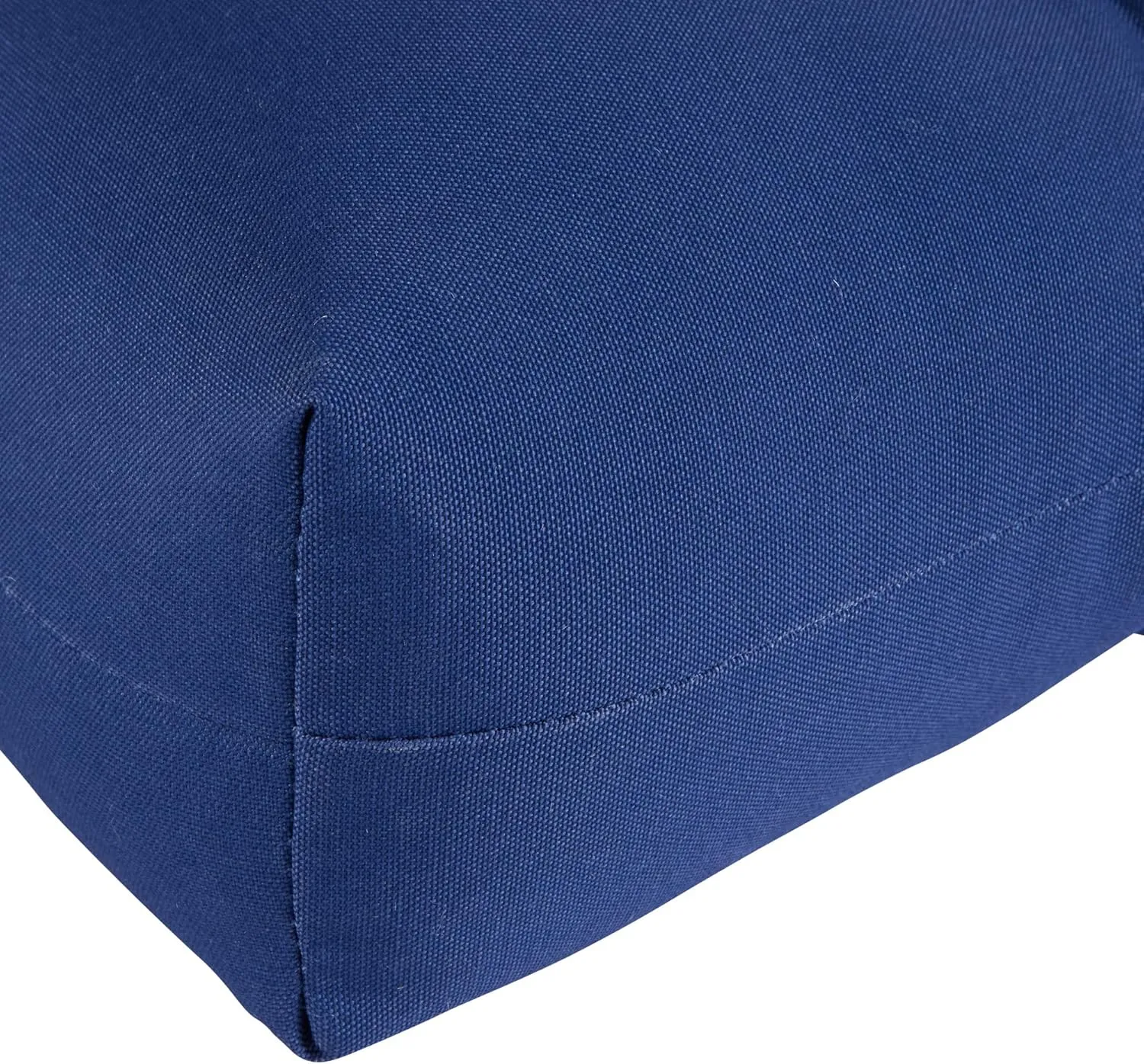 Greendale Home Fashions Outdoor Seat/Back Chair Cushion, 1 Count (Pack of 1), Blue