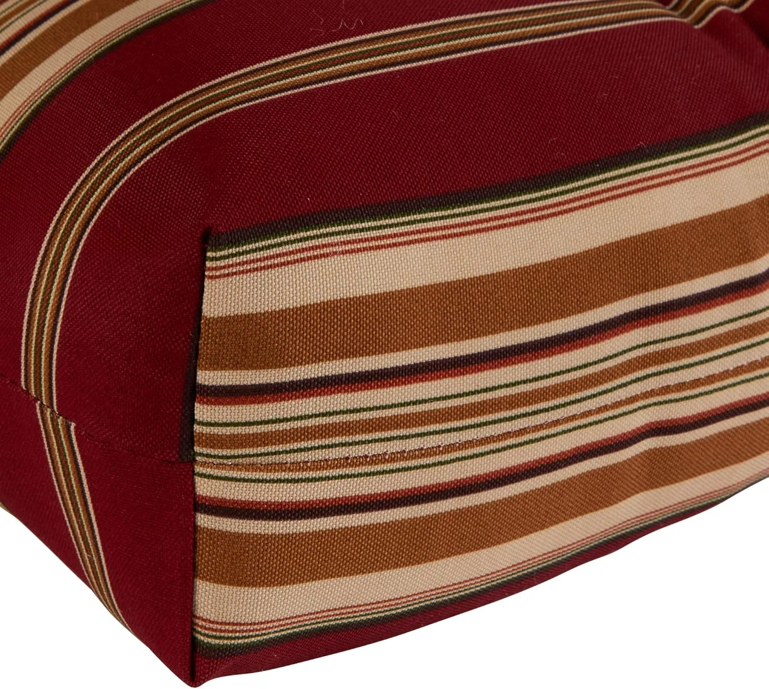 Greendale Home Fashions Outdoor Seat/Back Chair Cushion, 2 Count (Pack of 1), Tuscan Stripe