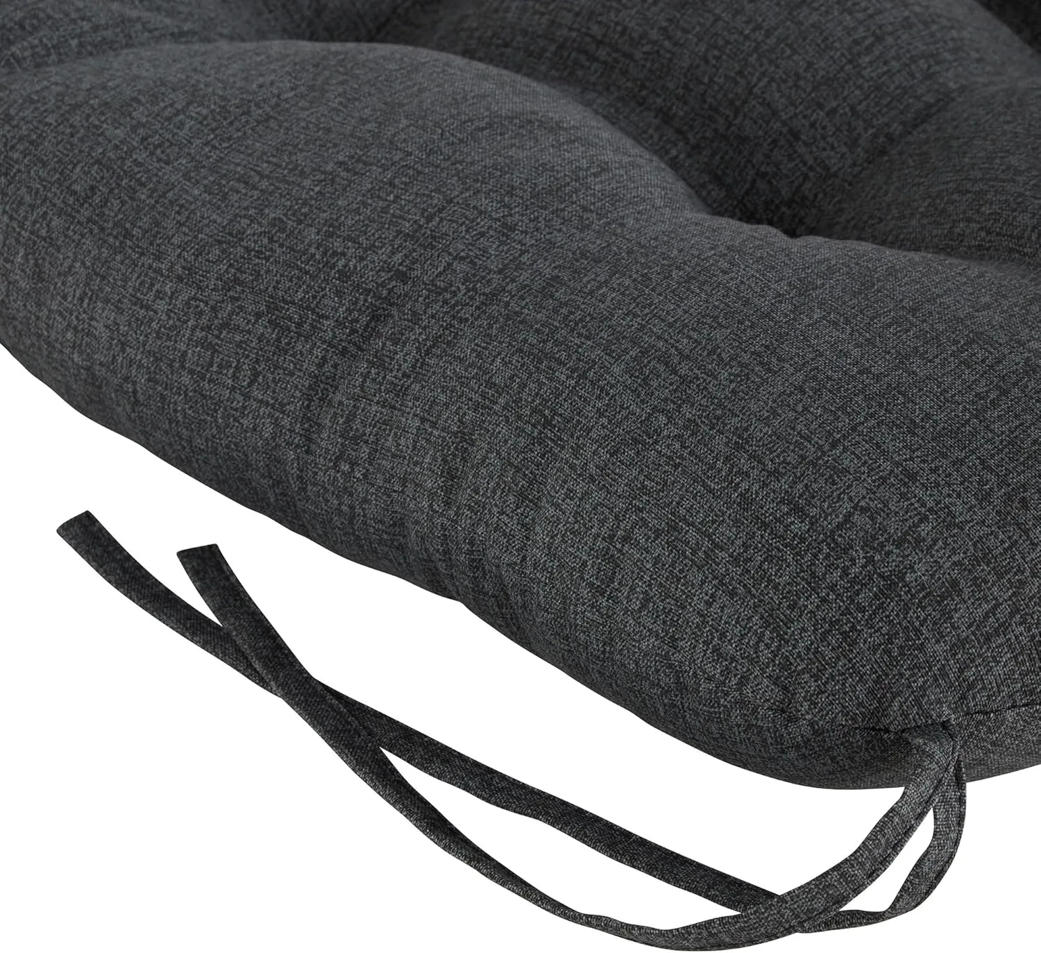 Greendale Home Fashions Outdoor Seat/Back Chair Cushion, Set of 1, Graphite
