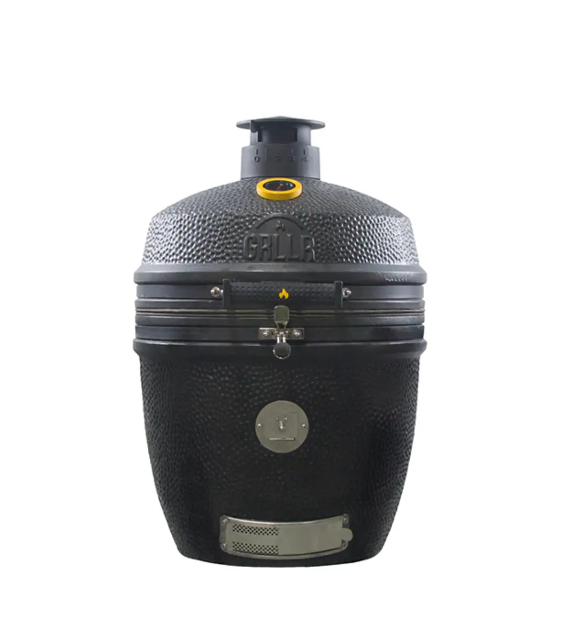 GRLLR Outdoor Kitchen 5 Burner BBQ, Fridge and kamado