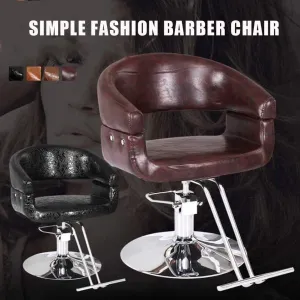 Hair Cutting Salon Chair Hydraulic Barber Chair Salon Beauty Haircut Hairdressing Styling Equipment 360 Degree Swivel Salon Styling Beauty Equipment (Color : Green) (Deep Red)