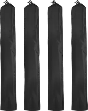 HARFINGTON 4pcs Camp Chair Replacement Bag 39" x 6" Large Nylon Foldable Carrying Bag Outdoors Folding Chair Cover Tripod Case with Shoulder Strap for Outdoor Camping Sports, Black