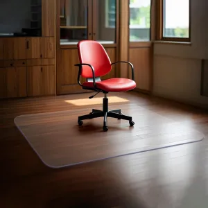 Heavy-Duty Clear Chair Mat for Hardwood Floors