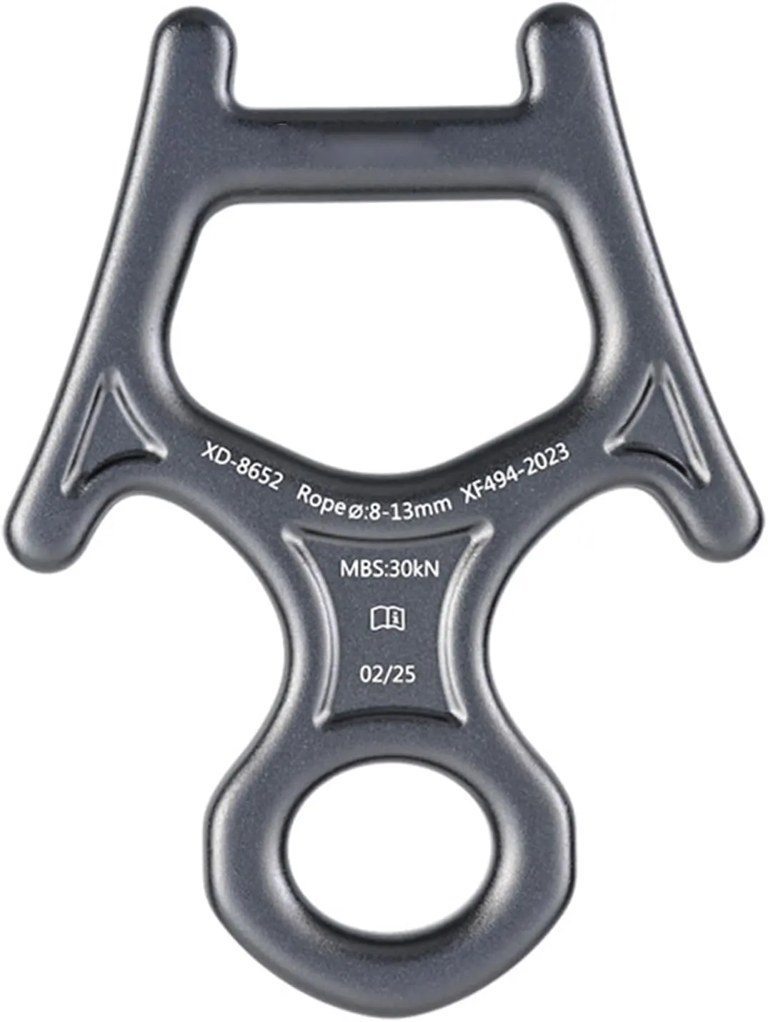 Heavy Type Descender Magnesiums Aluminum Alloys Rock Climbing 8 Word Rings for Climbing and Succour Activity