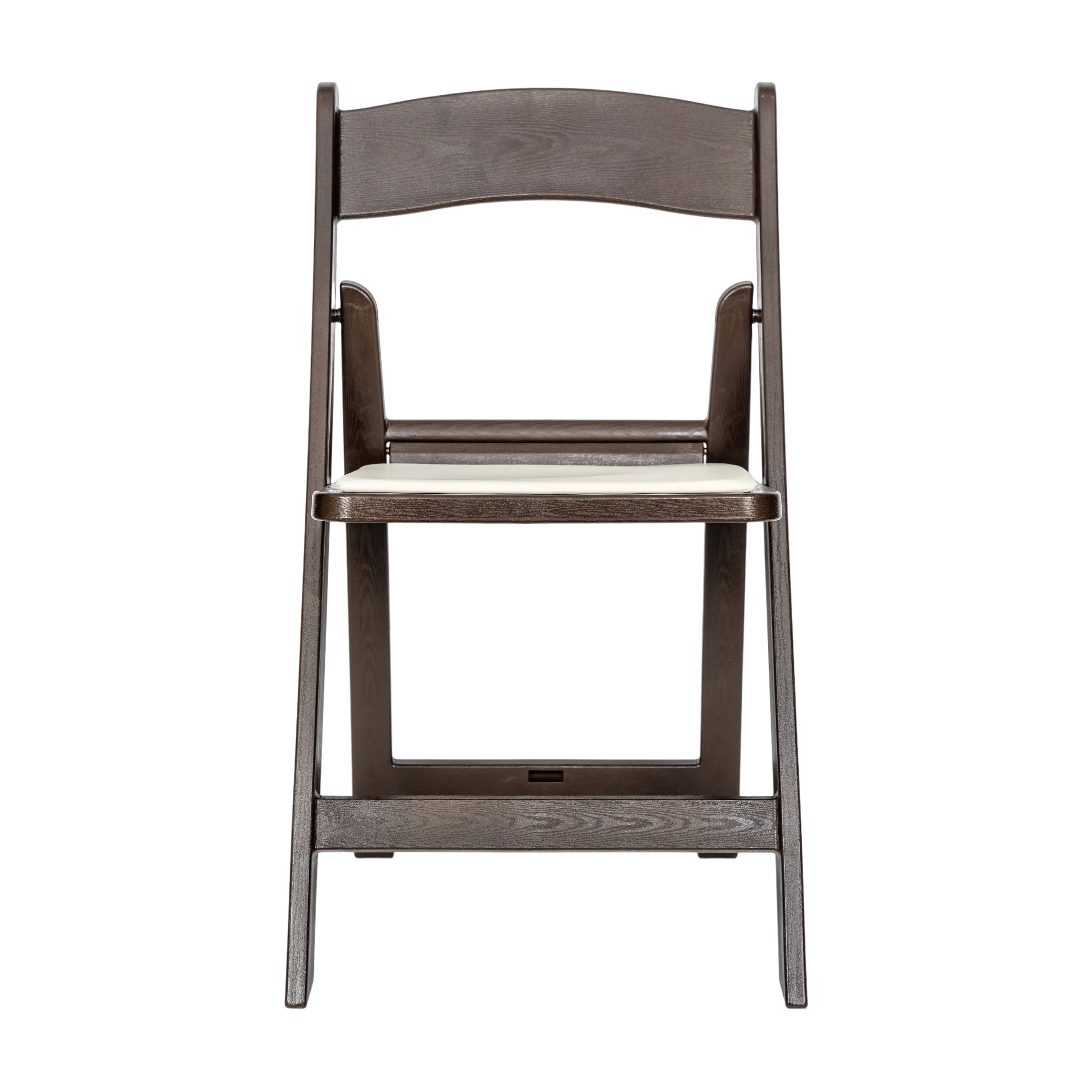 HERCULES Commercial Indoor/Outdoor Lightweight Wood Look Resin Folding Event Chair