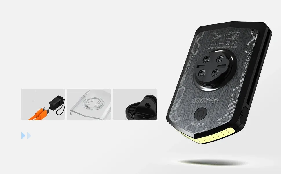 High-Capacity Bike Headlight – 5000mAh Rechargeable Lamp for Safe Night Riding