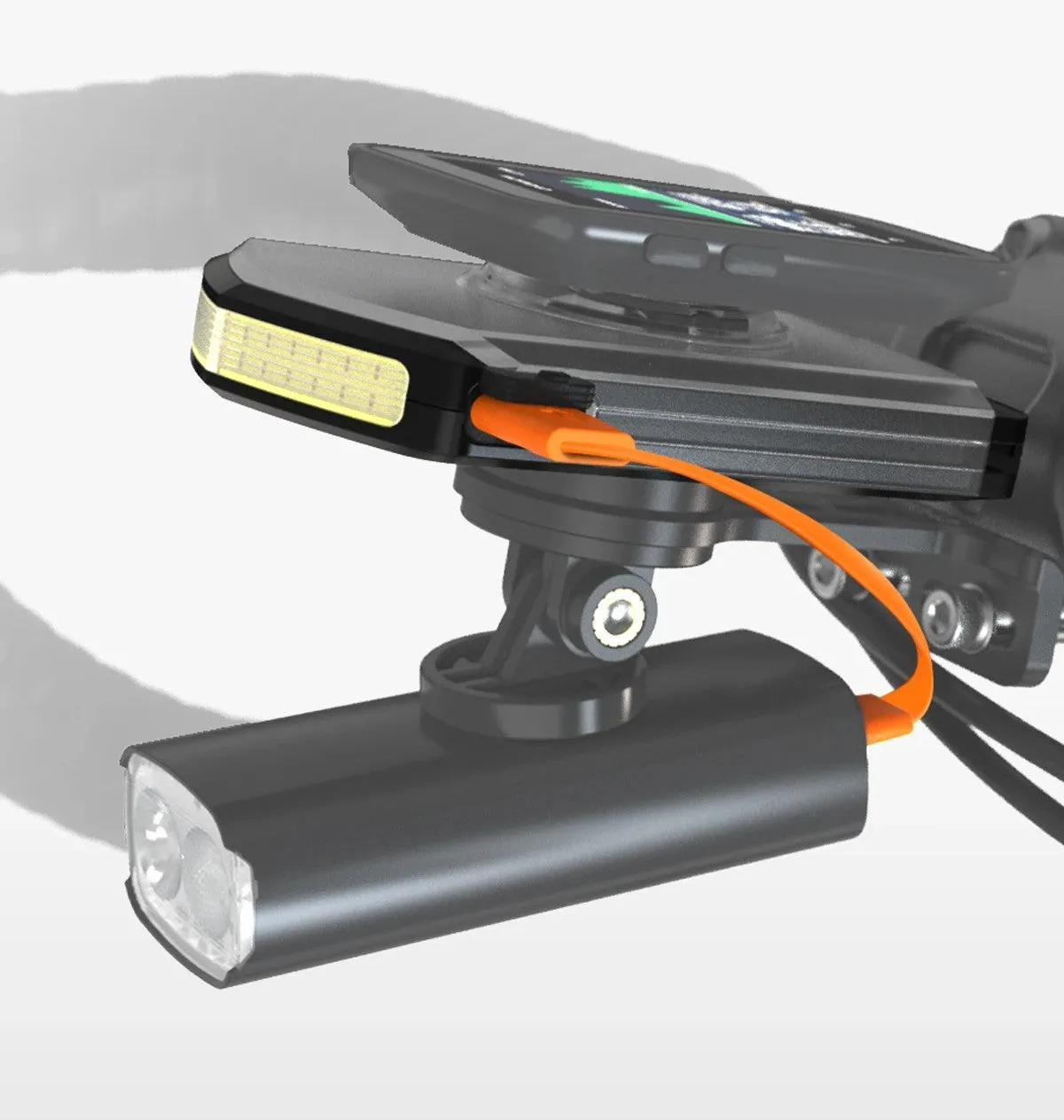 High-Capacity Bike Headlight – 5000mAh Rechargeable Lamp for Safe Night Riding