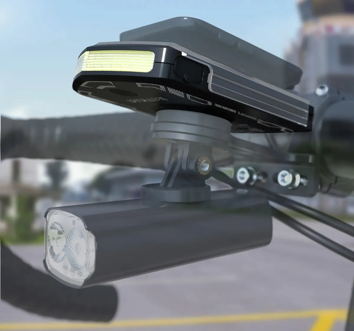 High-Capacity Bike Headlight – 5000mAh Rechargeable Lamp for Safe Night Riding