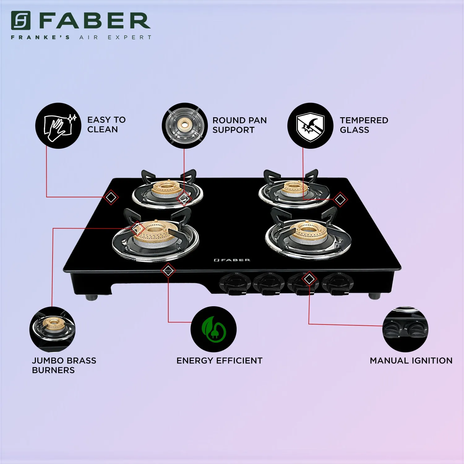  HOB COOKTOP MAGIC 4BB BK 