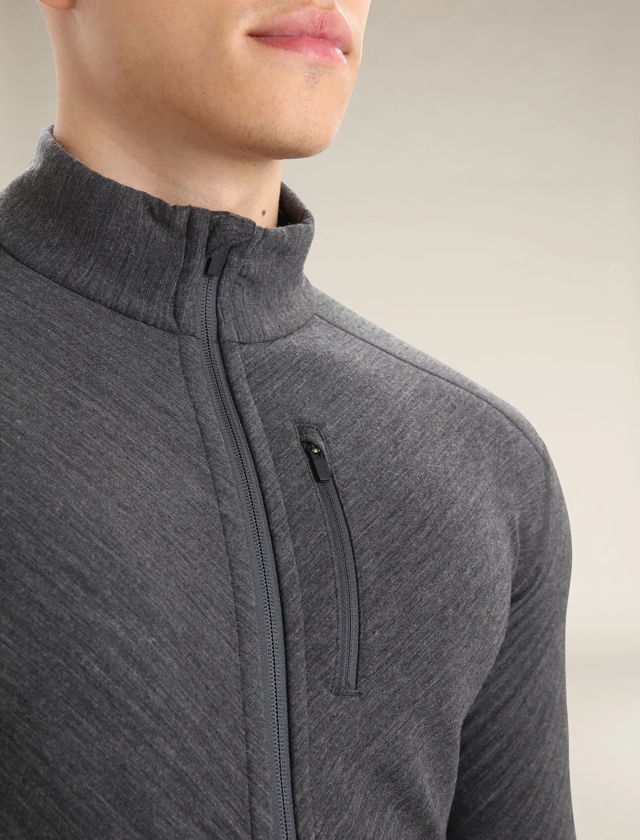 Icebreaker Men's Descender Long Sleeve Zip Jacket