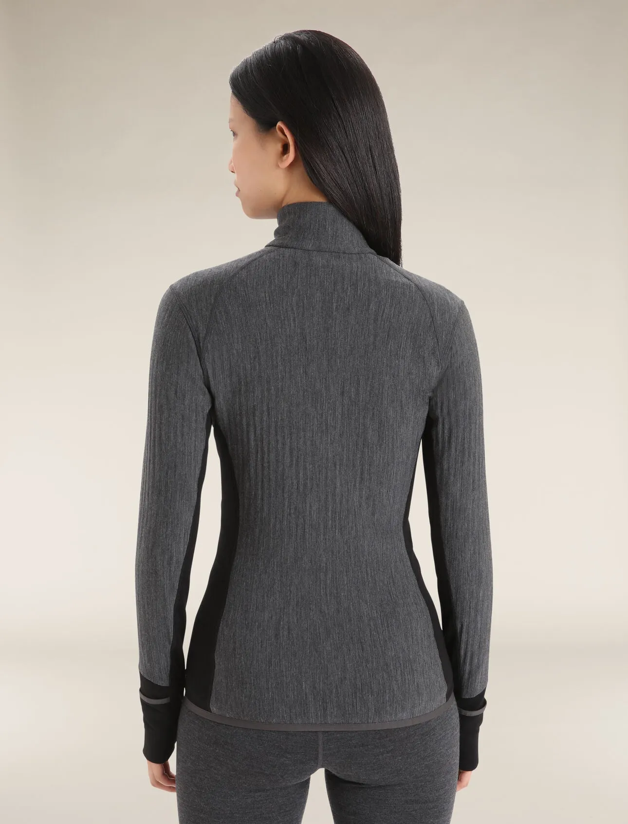 Icebreaker Women's Descender Long Sleeve Zip Jacket