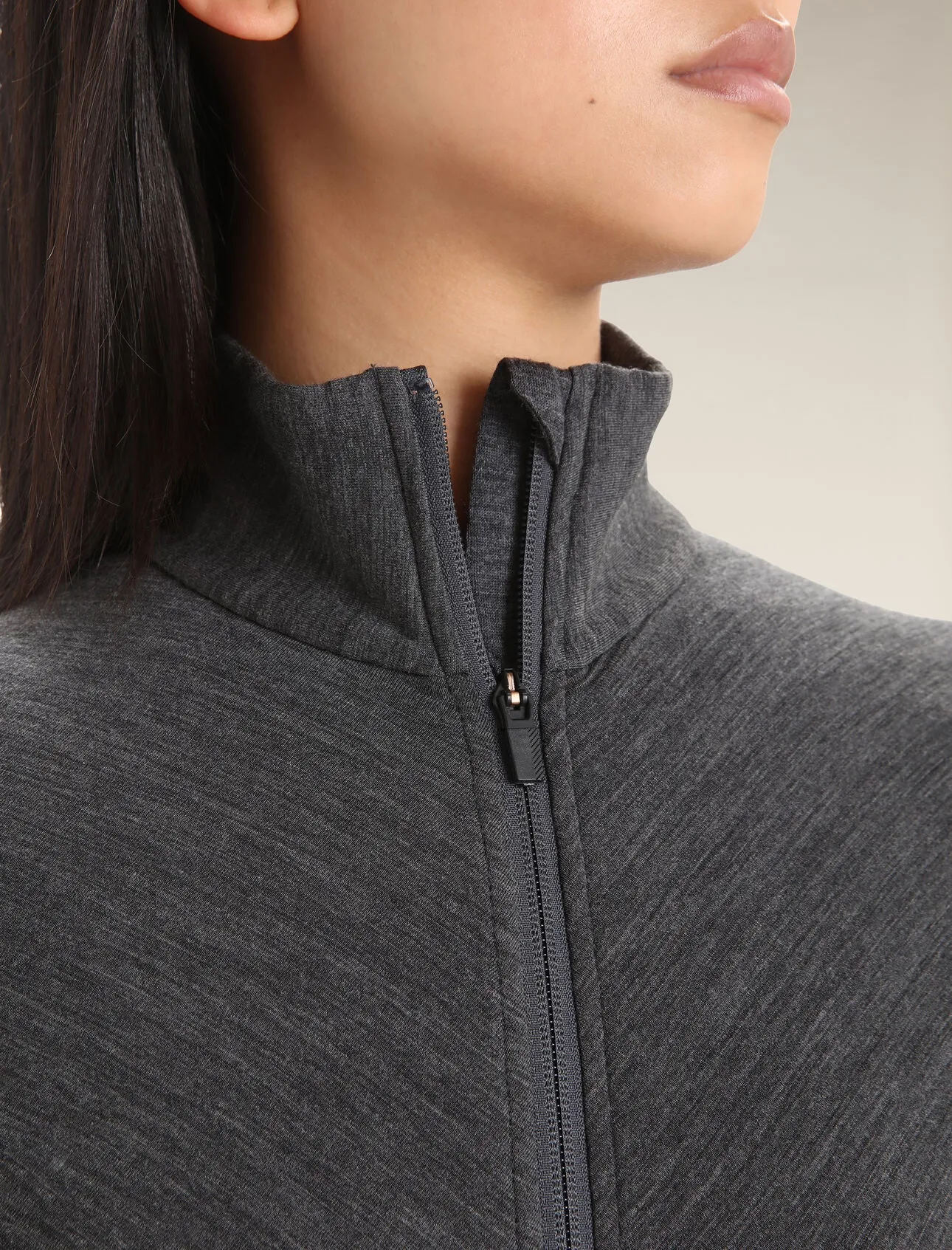 Icebreaker Women's Descender Long Sleeve Zip Jacket