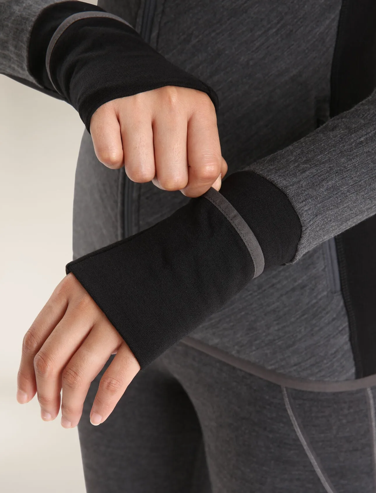 Icebreaker Women's Descender Long Sleeve Zip Jacket