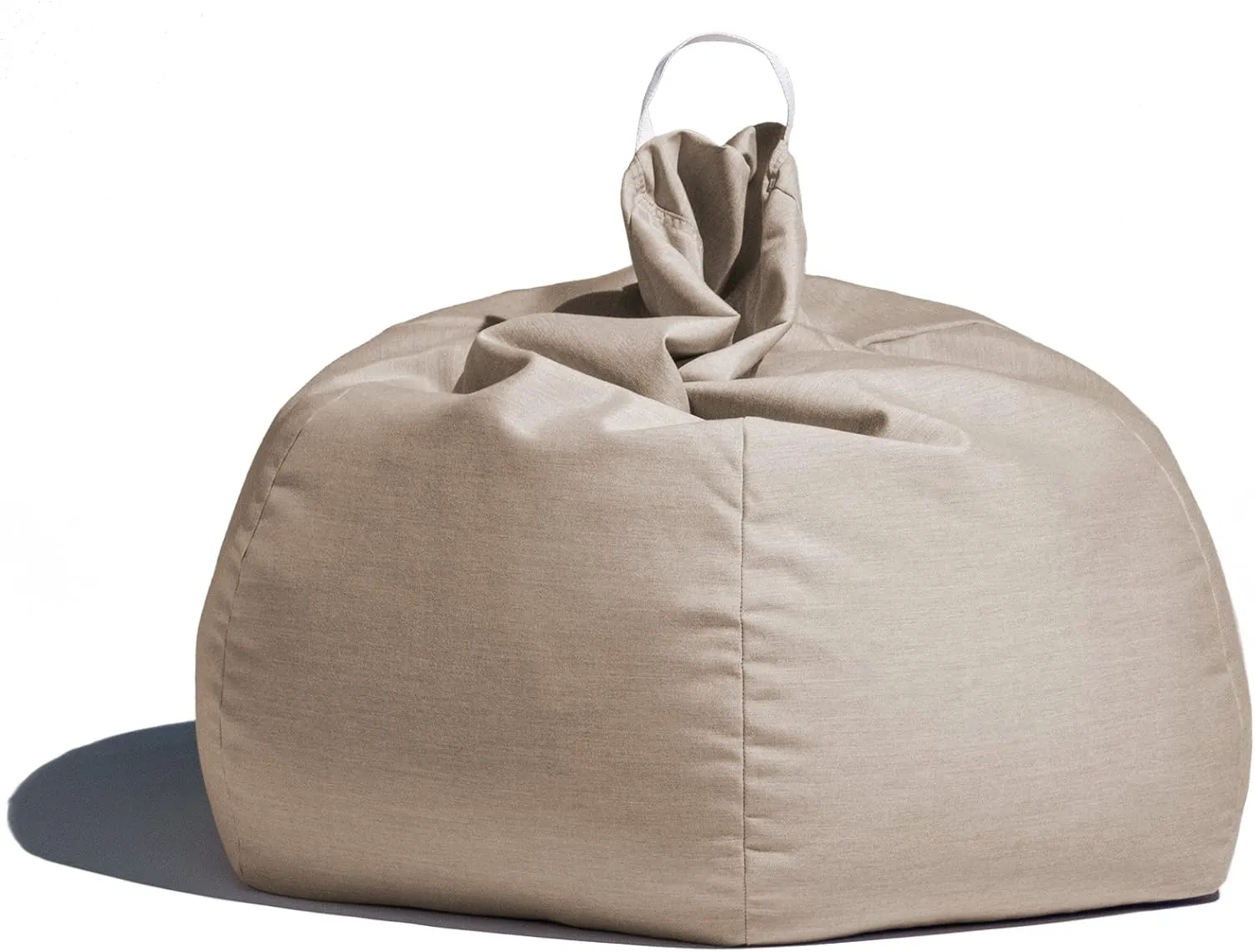 Jaxx Kiss Bean Bag Chair | Casual Poolside & Patio Seating | Sunbrella, Flax Beige