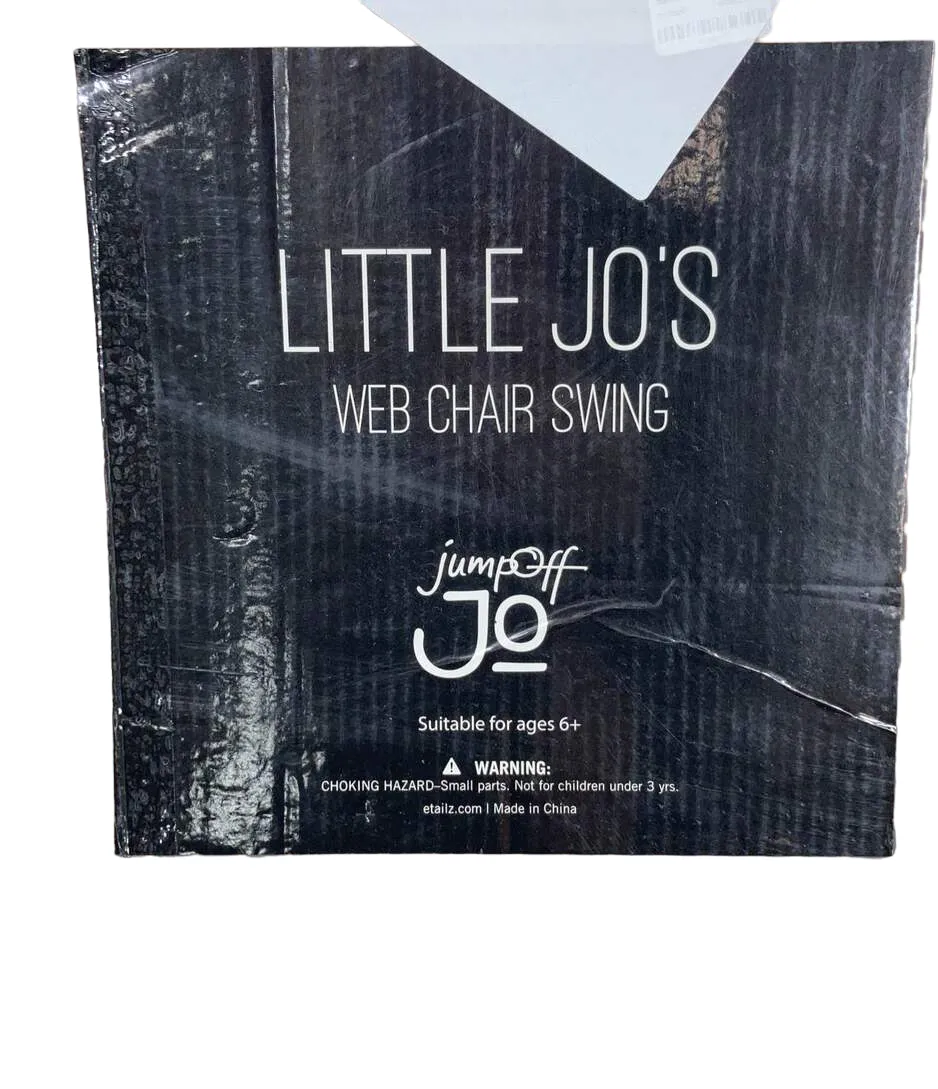 JumpOff Jo Little Jo’s Web Chair Swing, Black
