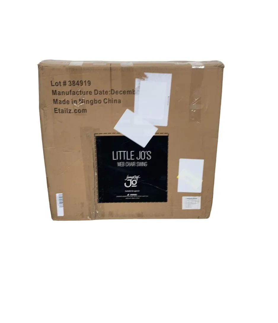 JumpOff Jo Little Jo’s Web Chair Swing, Black