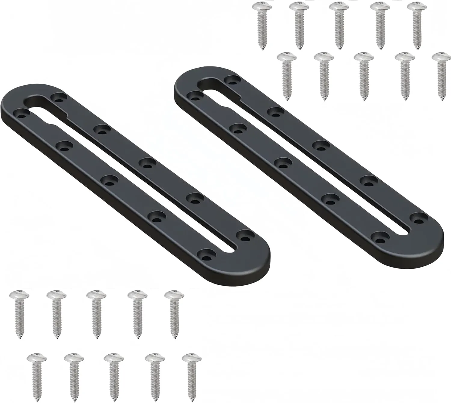 Kayak Track Kayak Low Profile Track,Kayak Rail,Kayak Accessories Mount Track,Kayak Gear Track for Fishing Rod Holder,Kayak Rail Track for Paddle Holders Fish Finder,Cup Holder,Anchor Cleats