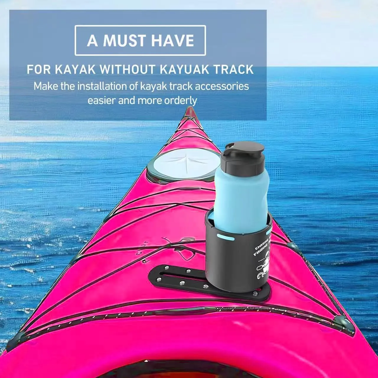 Kayak Track Kayak Low Profile Track,Kayak Rail,Kayak Accessories Mount Track,Kayak Gear Track for Fishing Rod Holder,Kayak Rail Track for Paddle Holders Fish Finder,Cup Holder,Anchor Cleats
