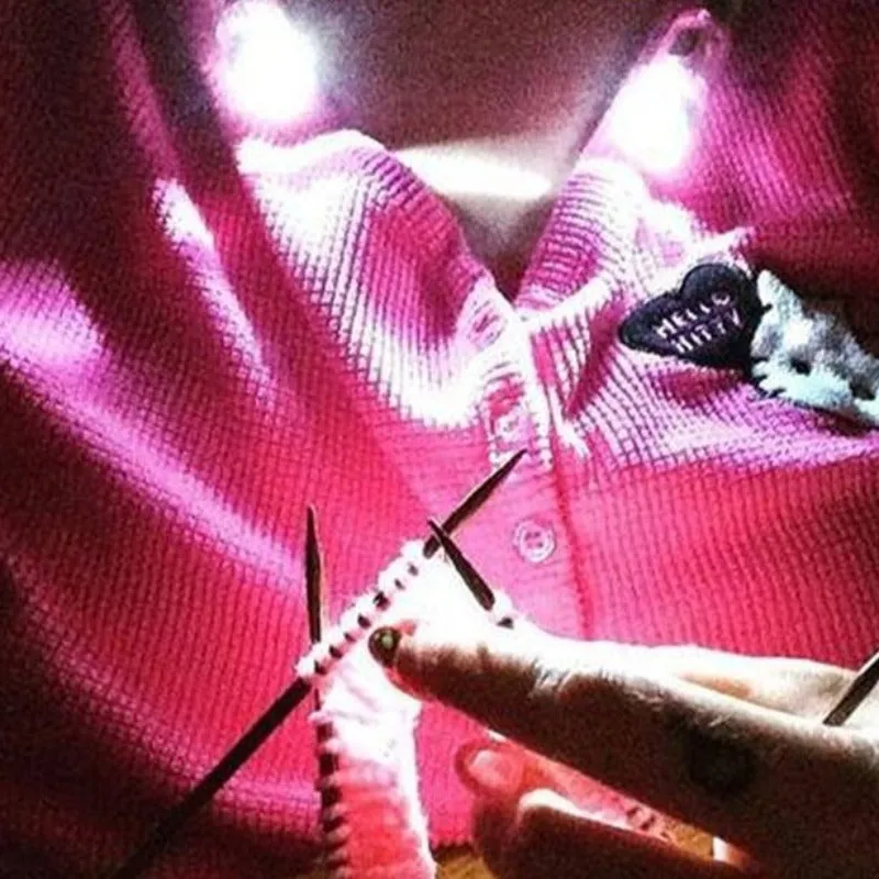 Knitting Crocheting Lamp - Your go-to tool while knitting!