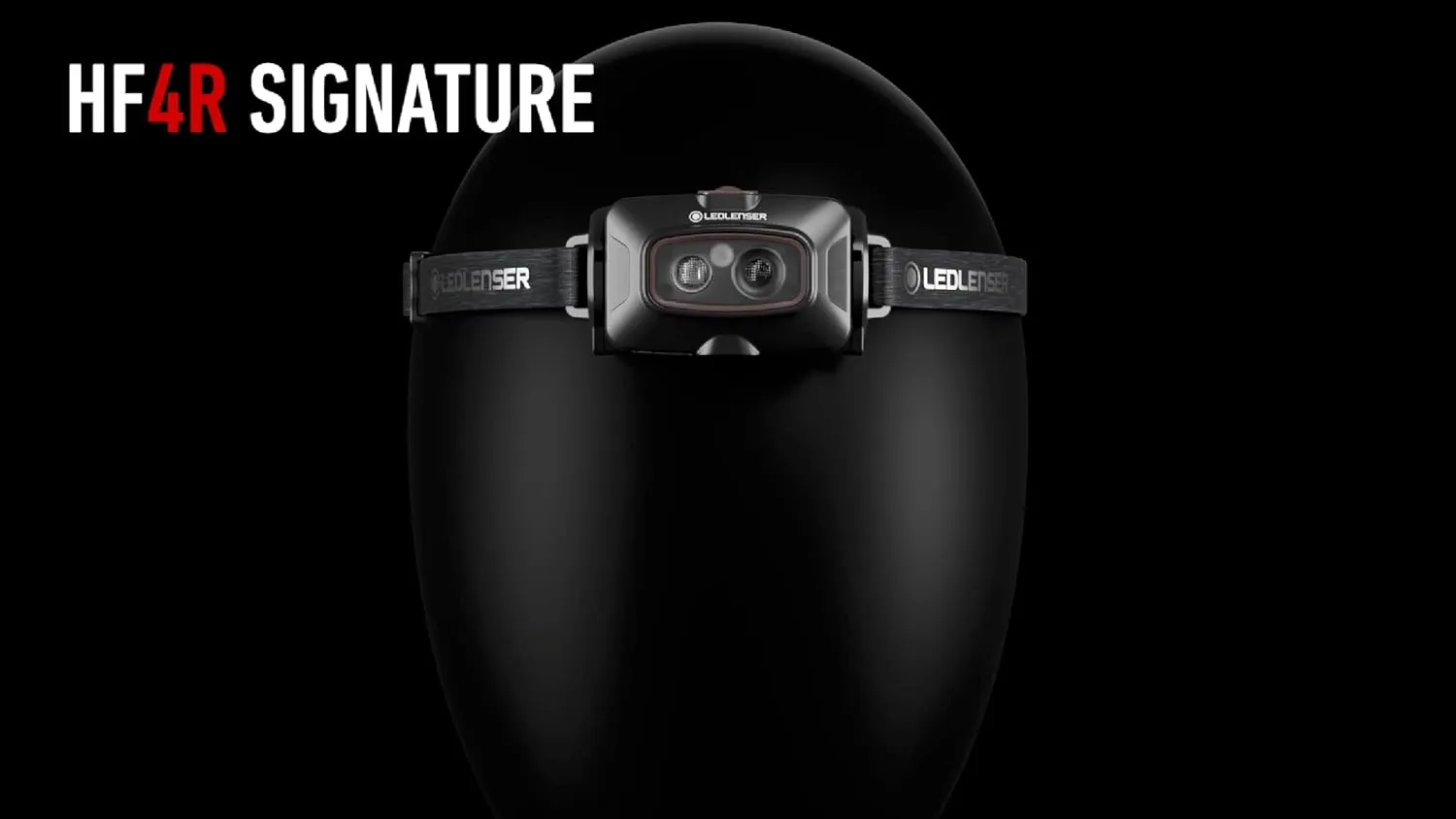 Ledlenser HF4R Signature Hands Free, Rechargeable Headlamp, Water Resistant, 600 Lumens, Black