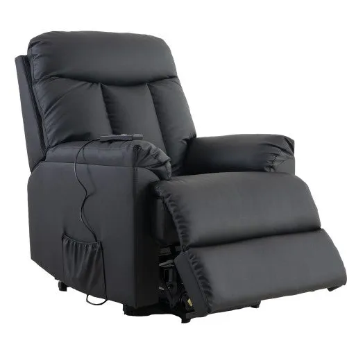 Lift Chair and Power PU Leather Living