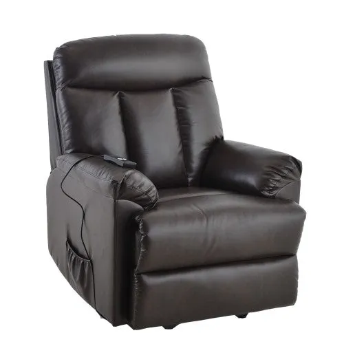 Lift Chair and Power PU Leather Living