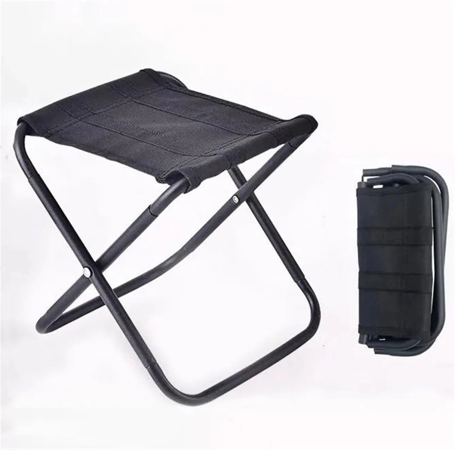 Light Portable High Durable Outdoor Folding Chair with Bag Outdoor Folding Fold Aluminum Chair Stool Seat Fishing Picnic Camping (Size : Style-B-02)